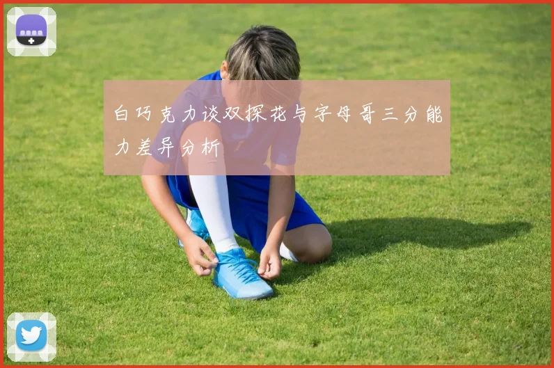 白巧克力谈双探花与字母哥三分能力差异分析